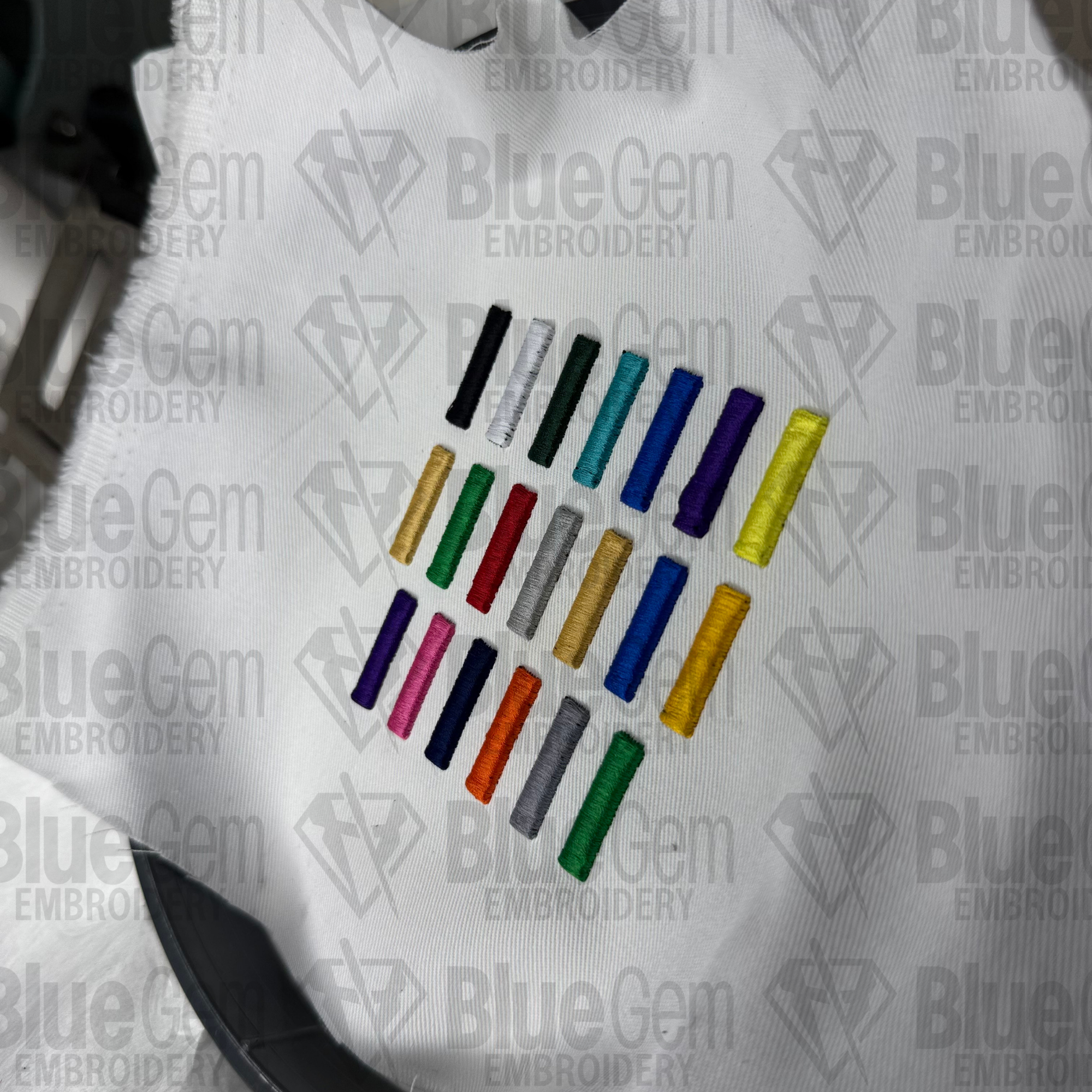 Tension Test |3D Puff + Flat | 10-Needle, 15-Needle and 20-Needle Embroidery Machines