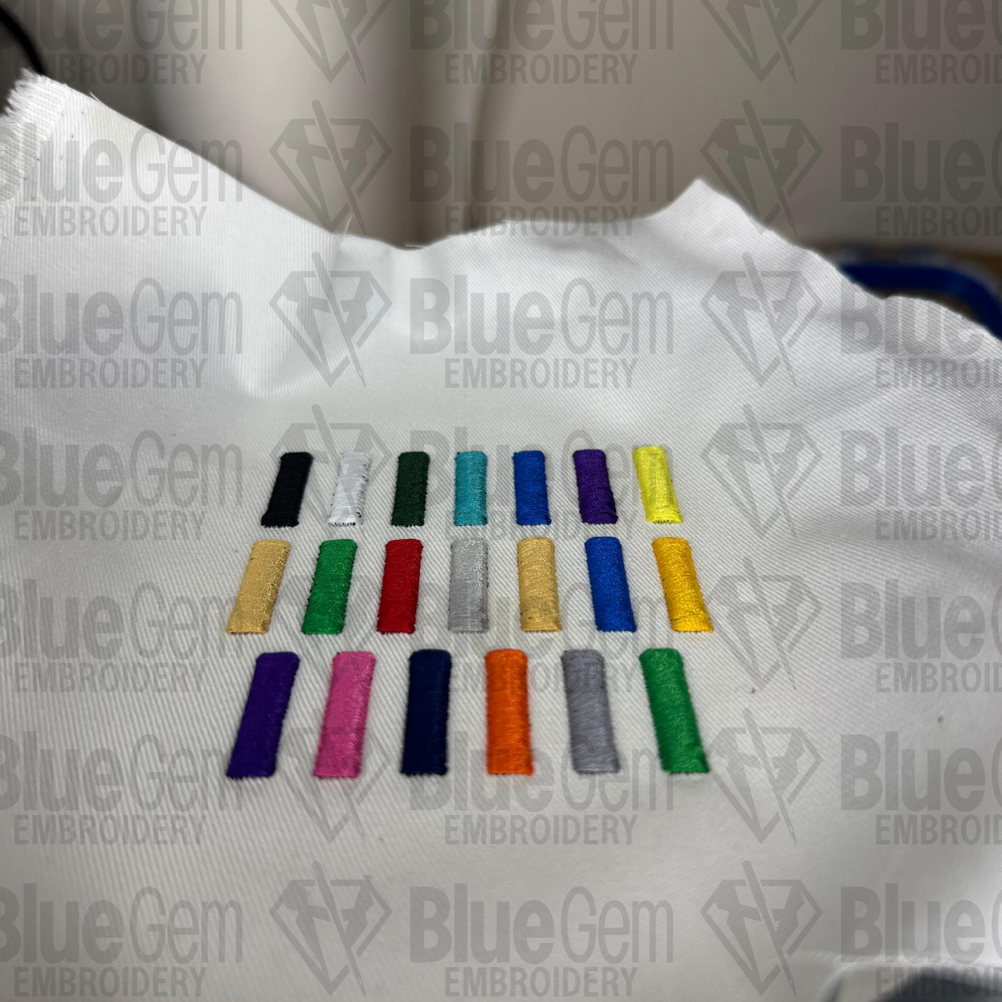 Tension Test |3D Puff + Flat | 10-Needle, 15-Needle and 20-Needle Embroidery Machines