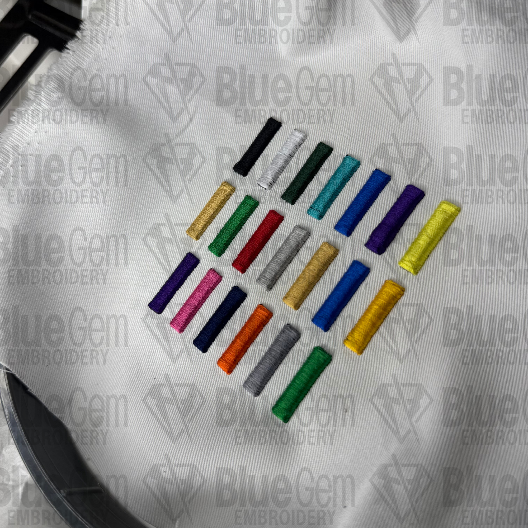 Tension Test |3D Puff + Flat | 10-Needle, 15-Needle and 20-Needle Embroidery Machines
