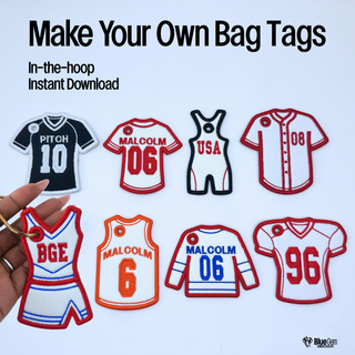 Sports Themed Bag Tags