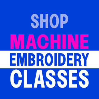 Machine Embroidery Classes - Blue Gem Embroidery