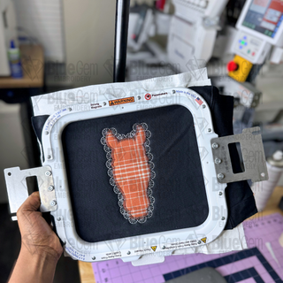 Lace Horse Applique Embroidery Design
