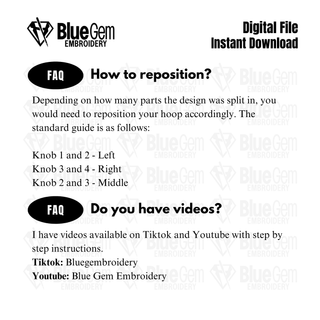 Pray Applique Embroidery Design: Arched Design