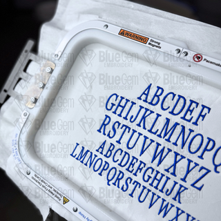 Tall Serif Font - Embroidery Font for Hats