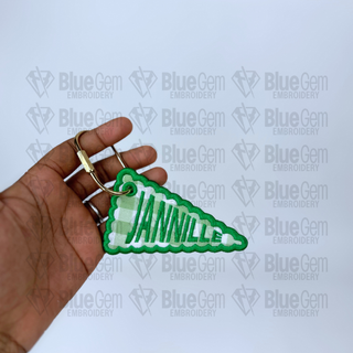 Set of 4 In-The-Hoop Pennant Flag Embroidery Design – 4 Sizes, Pennant Flag (Instant Download)