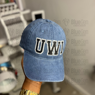 Sporty Applique Embroidery Font – Varsity Applique Font for Hats, 2 Sizes, BX Format Included (Instant Download)