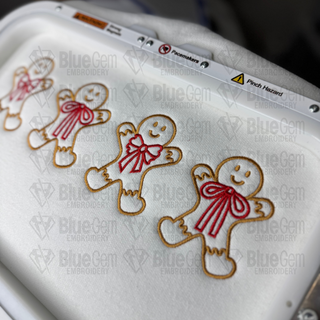 Coquette Gingerbread Embroidery Design