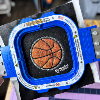 Lace Basketball Applique Embroidery Design