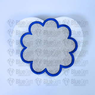 In-The-Hoop Cocktail Napkin Embroidery Design – Flower Coaster (SVG Cut File Included)