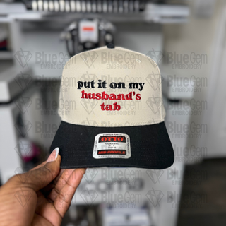 Put it on my Husbands Tab Embroidery Design