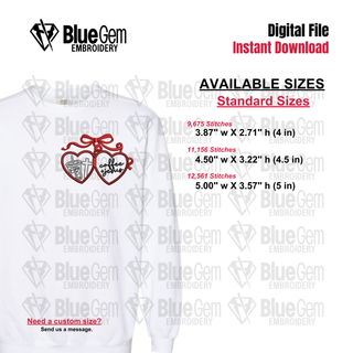 Coffee and Jesus Heart Locket Applique Embroidery Design