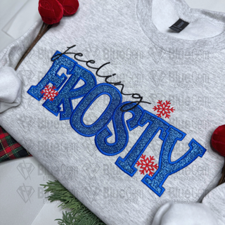 Feeling Frosty Applique Embroidery Design