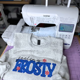 Feeling Frosty Applique Embroidery Design