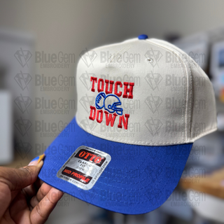 Touchdown Hat Embroidery Design