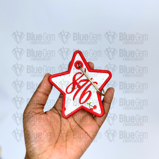 Set of 7 In-The-Hoop Bag Tags Embroidery Design – Applique Luggage Charm (Instant Download)