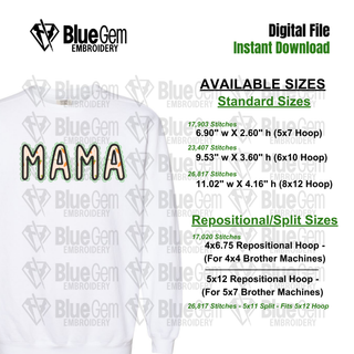 Lace Mama Satin Applique Embroidery Design