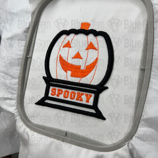 3D Pumpkin Embroidery Design