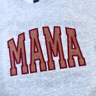 Mama Applique Embroidery Designs: Mama Applique Bundle, 4 Designs, 7 Sizes, Repositional Sizes Included