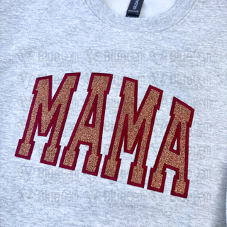 Mama Applique Embroidery Designs: Mama Applique Bundle, 4 Designs, 7 Sizes, Repositional Sizes Included