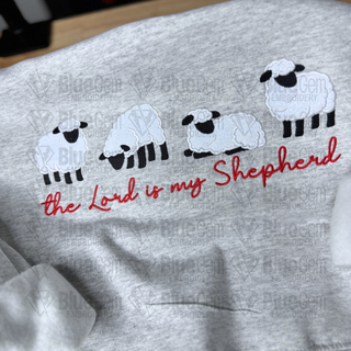 The Lord is my Shepherd Applique Embroidery Design
