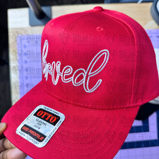 Loved Hat Embroidery Design