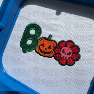 Boo Halloween Embroidery Design