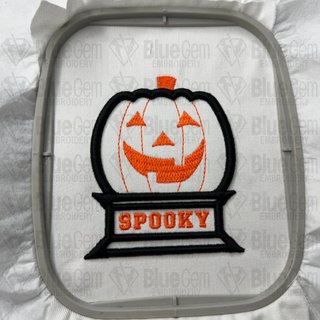 3D Pumpkin Embroidery Design