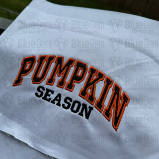 Pumpkin Season Applique Embroidery Design