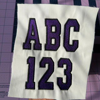 2 College Varsity Embroidery Font