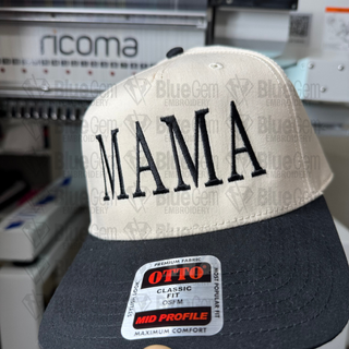Tall Serif Font - Embroidery Font for Hats