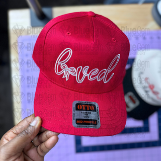 Loved Hat Embroidery Design