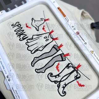 Spooky Season Clothing Line Halloween Embroidery Design
