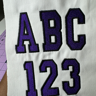 2 College Varsity Embroidery Font