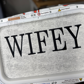 Wifey Embroidery Design