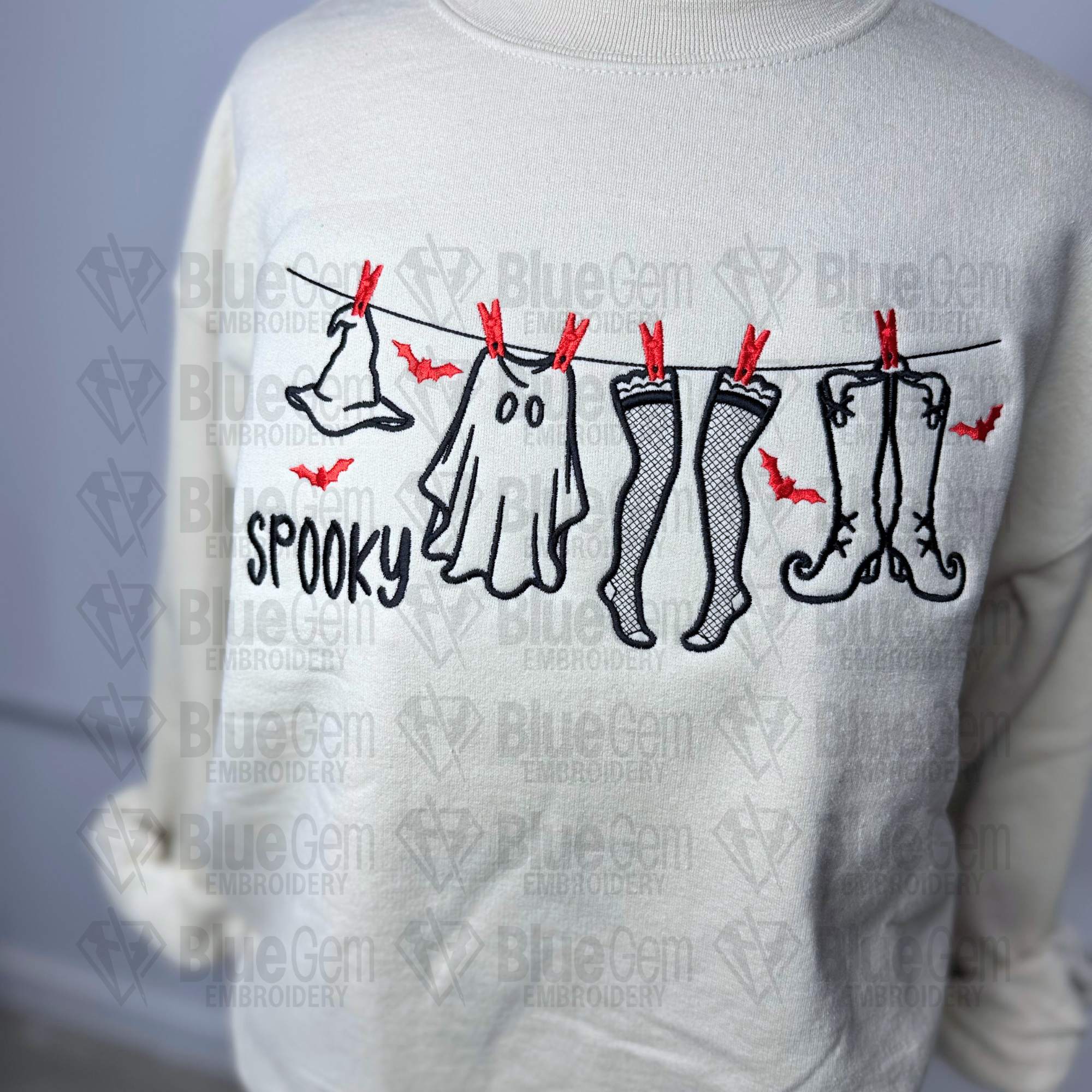Spooky Season Clothing Line Halloween Embroidery Design