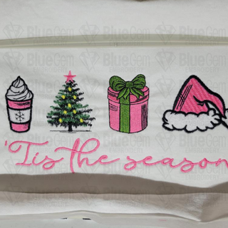 Tis The Season Embroidery Design