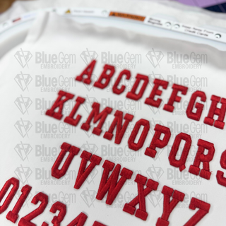 Varsity 3D Puff Font for Hats