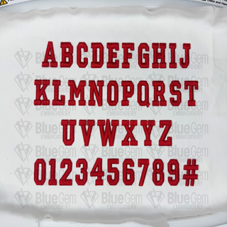 Varsity 3D Puff Font for Hats