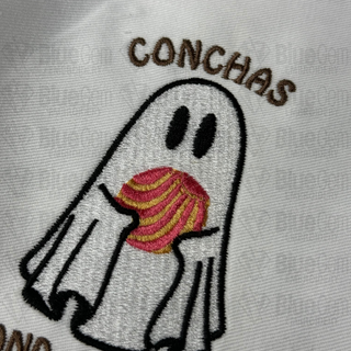 Ghost Conchas Cucuy Embroidery Design