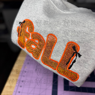 Preppy Fall Embroidery Design