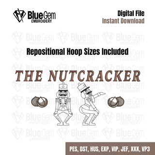 The Nutcracker Embroidery Design