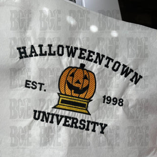 Halloweentown University Embroidery Design, Halloween Embroidery Design, Trendy Embroidery Design, 2 Sizes, Instant Download - Blue Gem Embroidery