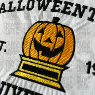 Halloweentown University Embroidery Design, Halloween Embroidery Design, Trendy Embroidery Design, 2 Sizes, Instant Download - Blue Gem Embroidery